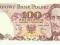 banknot 100 zł - 1988 r., seria TG, stan: UNC
