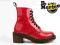 DR. MARTENS PARADE CLEMENCY LAKIER RED r. 7(41)