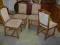 4 krzesla komplet  krzesło dębowe