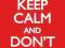 Doctor Who - Keep Calm - plakat 61x91,5 cm