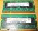 Pamięć RAM DDR2 512MB PC2-3200 (400) + 256MB (533)