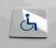 Piktogram, Symbol WC Toaleta dla Niepełnosprawnych