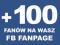 100 Fanów na Wasz Fanpage Facebook / Like / Fani