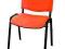 Krzesło KONFERENCYJNE Krzesła Biurowe Pomarańczowe