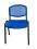 Krzesło KONFERENCYJNE Siatkowe Biurowe Niebieskie