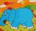 Puzzle Drewniane Edukacyjne9el Układanka SŁONIK