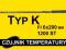 Czujnik temperatury TYP K Fi 6x200 termopara SONDA