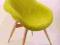 Fotel muszelka, KOLOR DO WYBORU design lata 60