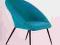 Fotel muszelka RÓŻNE KOLORY turkus design lata 60