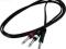 Kabel jack 6,3 stereo - 2x jack 6,3 mono MARKOWY