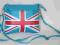 Torebka na Ramię Listonoszka Flaga Anglii BŁĘKITNA