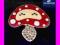 Swarovski Broszka Playfull Mushroom Brooch