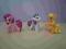 My Little Pony figurki Rarity Applejack Pinky Pie