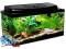AQC172 AKWARIUM PROSTE 60x30x30 ZESTAW CZARNY+ TŁO