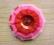 broszka filc rękodzieło 6cm różowa