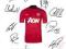 Manchester United reprint autograf + ramka