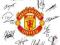 Manchester United reprint autograf + ramka