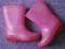 Kalosze gumiaczki brokatowe r.21(4) wkładka 13cm