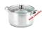 GARNEK STALOWY Z POKRYWKĄ 24CM
