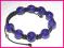 Bransoletka styl shamballa