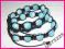 Bransoletka styl shamballa