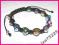 Bransoletka styl shamballa