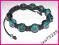 Bransoletka styl shamballa