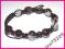 Bransoletka styl shamballa