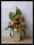 10 Orchidea storczyk, kompozycja, stroik oliwkowy