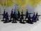 PIECHOTA FRANCUSKA 1812 żołnierzyki figurki 10 szt