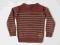 NEXT brązowy sweterek w paski 4l, 104