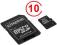 8GB microSD HC+adapter SD Kingston micro sdhc CL10