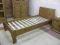 łóżko drewniane woskowa 97x218x92,5 materac 200x90