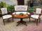 STYLOWY KOMPLET SOFA +DWA FOTELE+ŁAWA