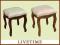 MEBLE STYLOWE - rzeźbiony TABORET 056689/072