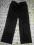 Spodnie eleganckie kant czarne w prążki r. 158 cm