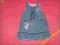 Sukienka jeansowa M&amp;S rozm. 83 cm 12-18 m-cy