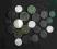 Wykopki zestaw monet trojak grosz półgrosz srebro