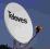 Antena sat. 80 Televes biała + konwerter Single.