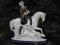 DUŻA PORCELANOWA FIGURA - POLOWANIE .