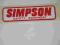 SIMPSON - NAKLEJKA - Pamiątka z lat 80-tych