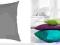 P203/16 MY HOME DWIE POSZEWKI NA PODUSZKI SZARE