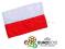 Euro 2012 flaga Polski  podłużna 147x89 dla kibica