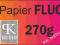 PAPIER FLUO, JASKRAWY B1 100 ark. GRUBY 270g RÓŻ