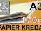 PAPIER KREDOWY A3 170g- KREDA -500 ARK.- GLOSS/MAT