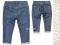 NIEBIESKIE Markowe LEGGINSY A'la Jeans ^9m^ L39