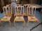 A-C  RZEŹBIONY  KOMPLET  6  KRZESEŁ  LUDWIKOWSKICH