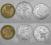LOT - Gruzja - 3 monety