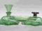ART DECO 1920 zielony ZESTAW TOALETOWY