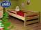 LITDREW - Łóżko sosnowe F dziecięce 90x200 Sosna